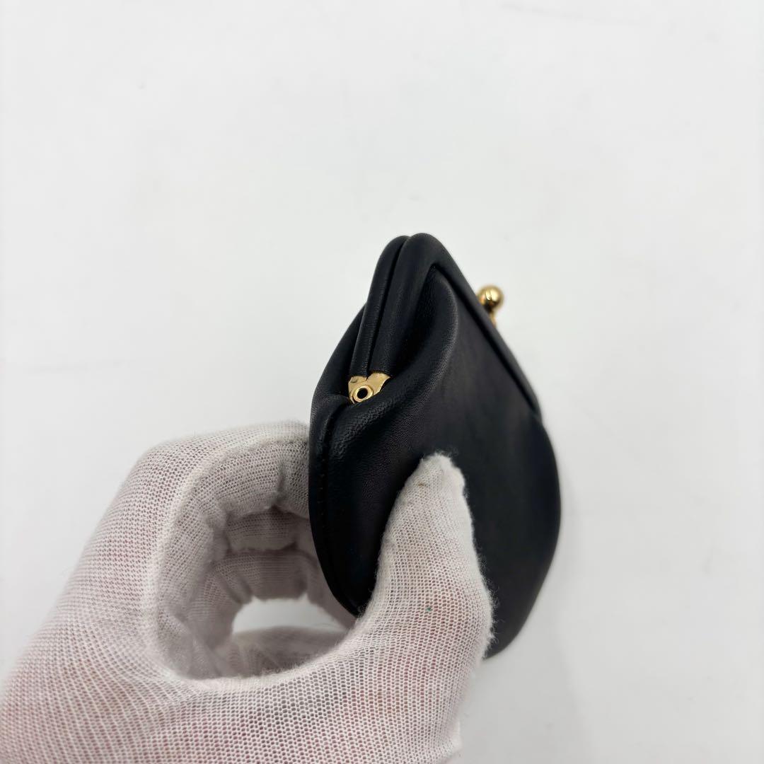【未使用に近い】コーチ COACH 財布　ケース がま口 オールド　黒