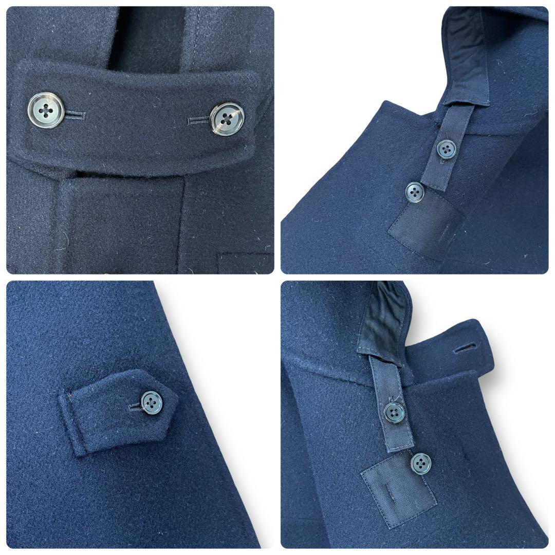 【実寸XL】TOMORROWLAND ダッフルコート カシミヤ混 ブラック