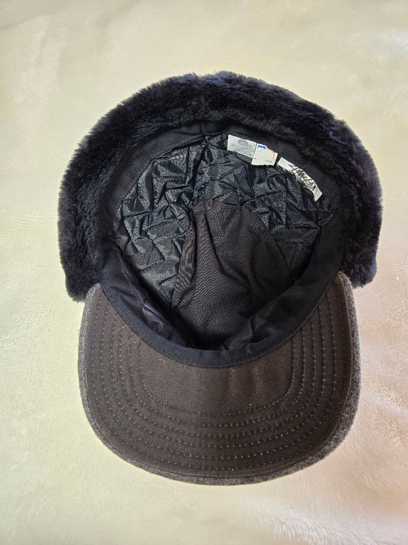 帽子 80s' stussy capz wool boa flight cap