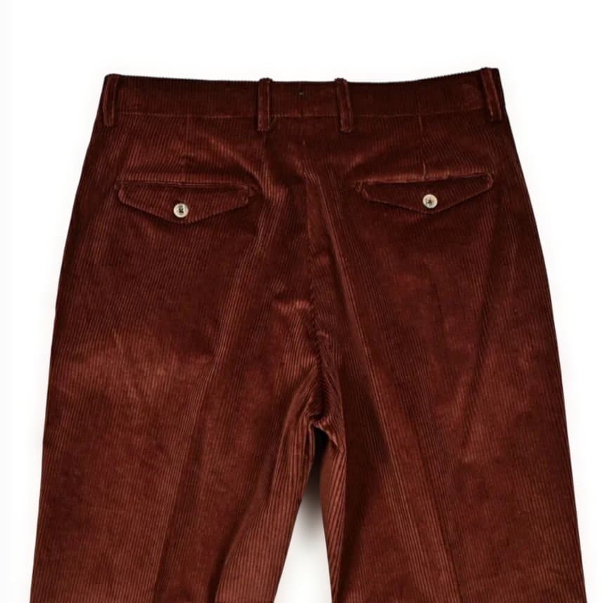 BERWICH ベルウィッチ コーデュロイ ツータックスラックス ストレッチ