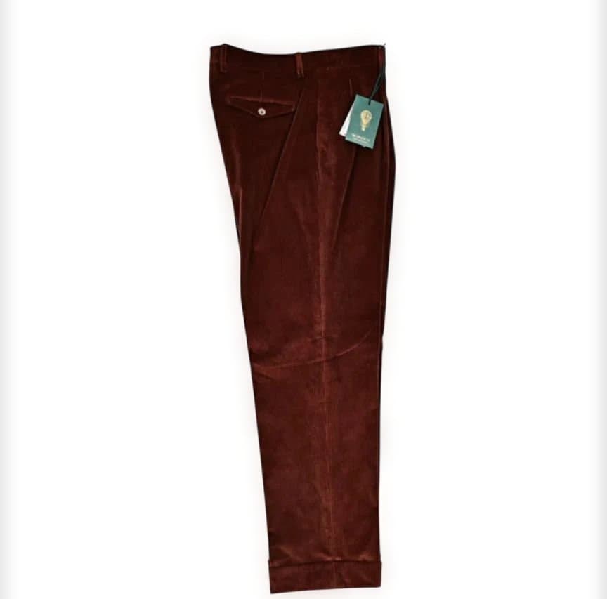 BERWICH ベルウィッチ コーデュロイ ツータックスラックス ストレッチ