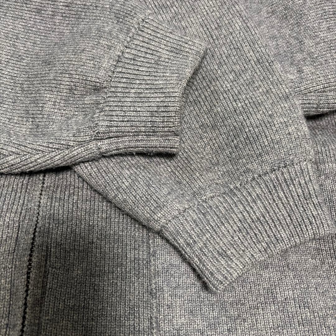 【アーバンリサーチドアーズ】ニットZIPブルゾン　グレー