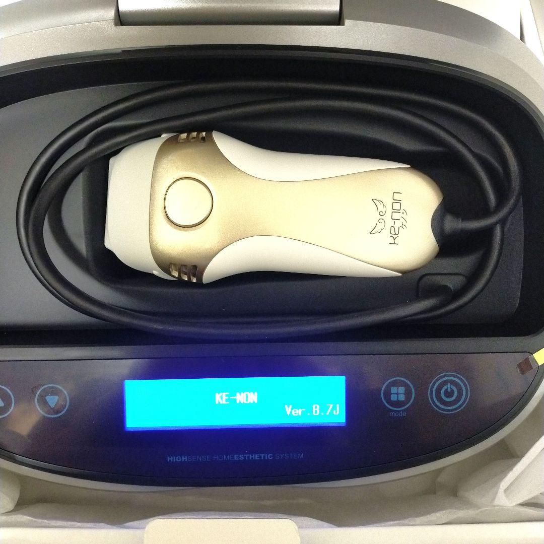 最新モデル KE-NON ケノン 家庭脱毛器 Ver.8.7 カートリッジ付き