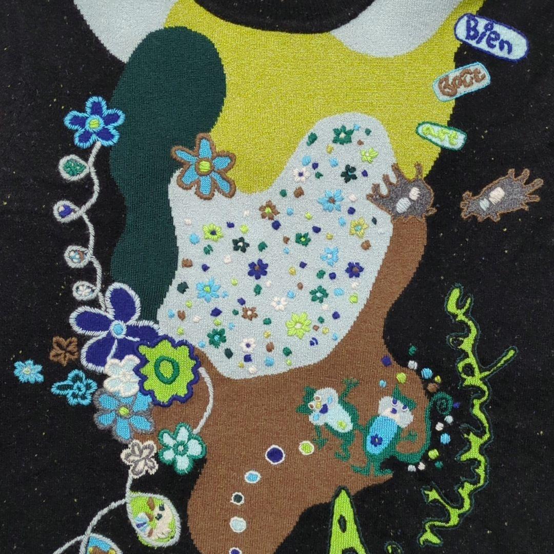 TOKUKO 1er VOL　トクコ　ニット チュニック　動物　お花　刺繍