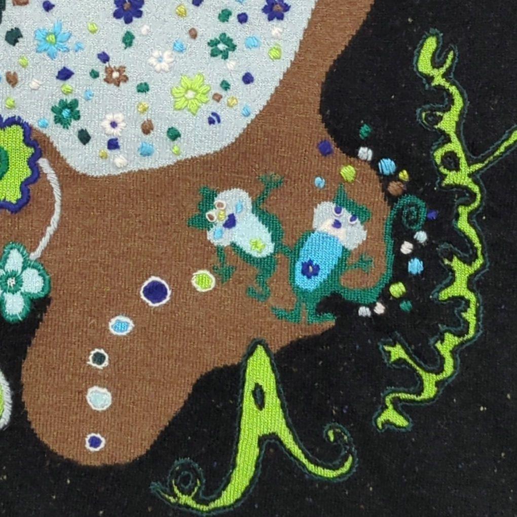 TOKUKO 1er VOL　トクコ　ニット チュニック　動物　お花　刺繍