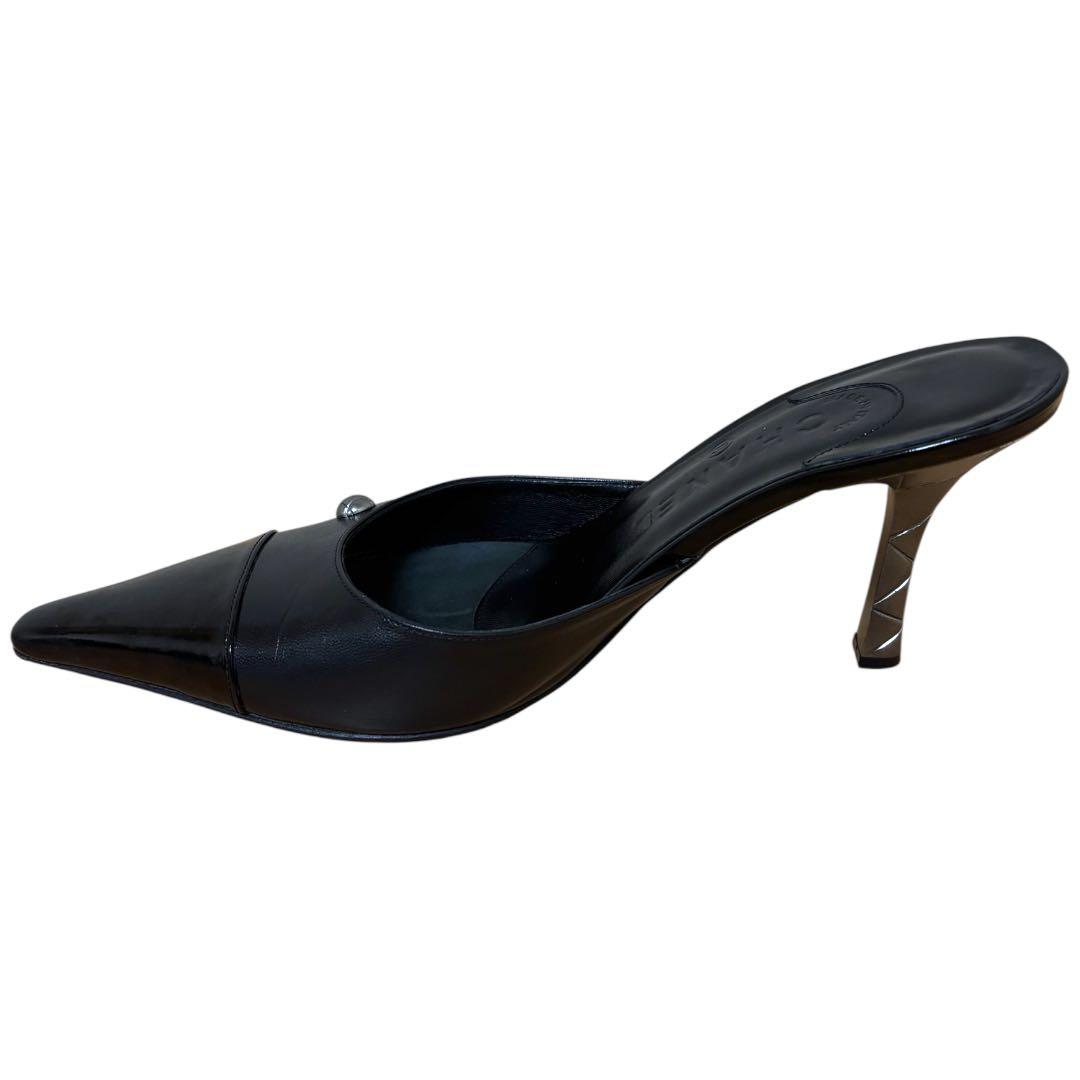 【極美品】シャネルCHANEL★付属品あり★ココマーク★レザー★ミュール黒24