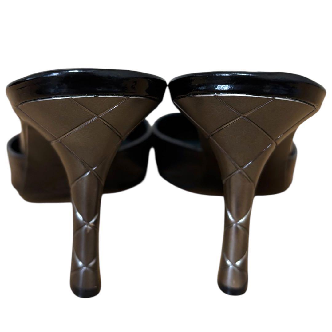 【極美品】シャネルCHANEL★付属品あり★ココマーク★レザー★ミュール黒24