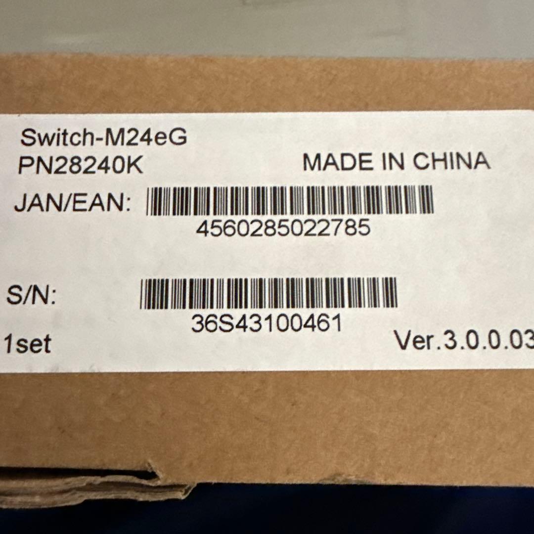 【新品】Panasonic Switch-M24eG(PN28240K)
