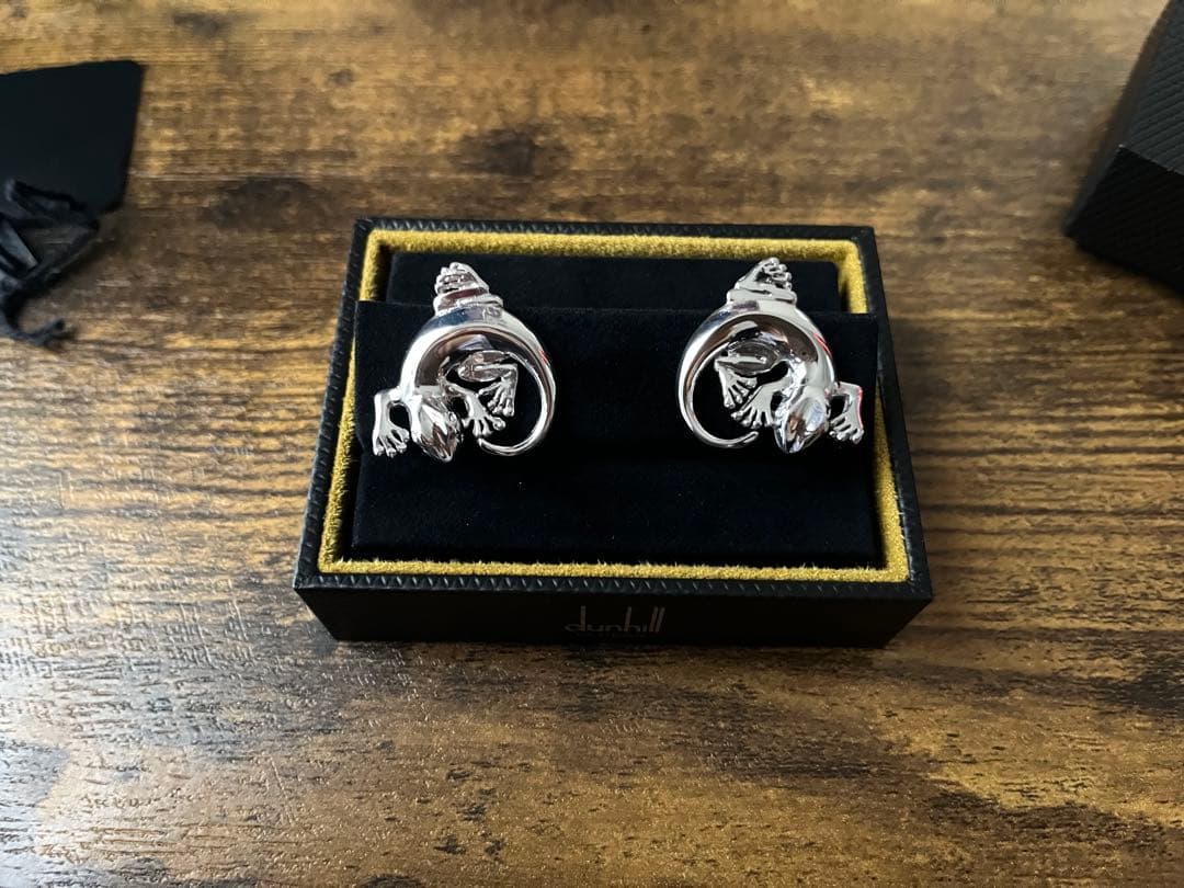 [dunhill] トカゲカフスボタン