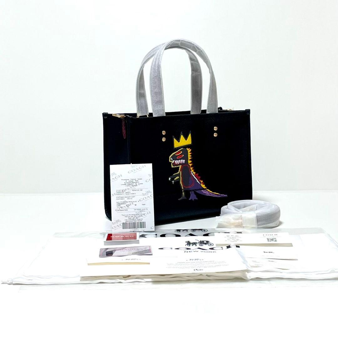 COACH トートバッグ ブラック バスキア　C5661