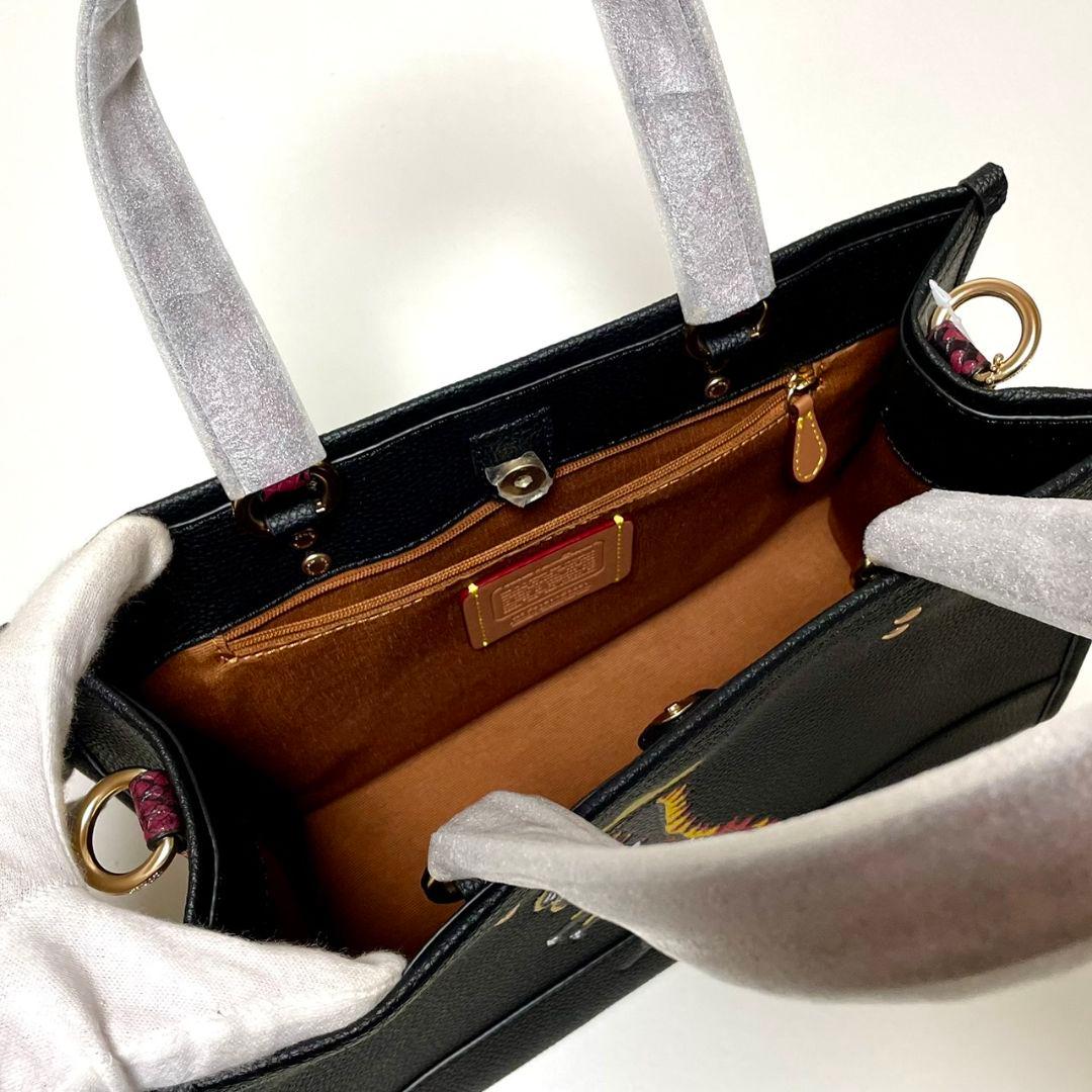 COACH トートバッグ ブラック バスキア　C5661