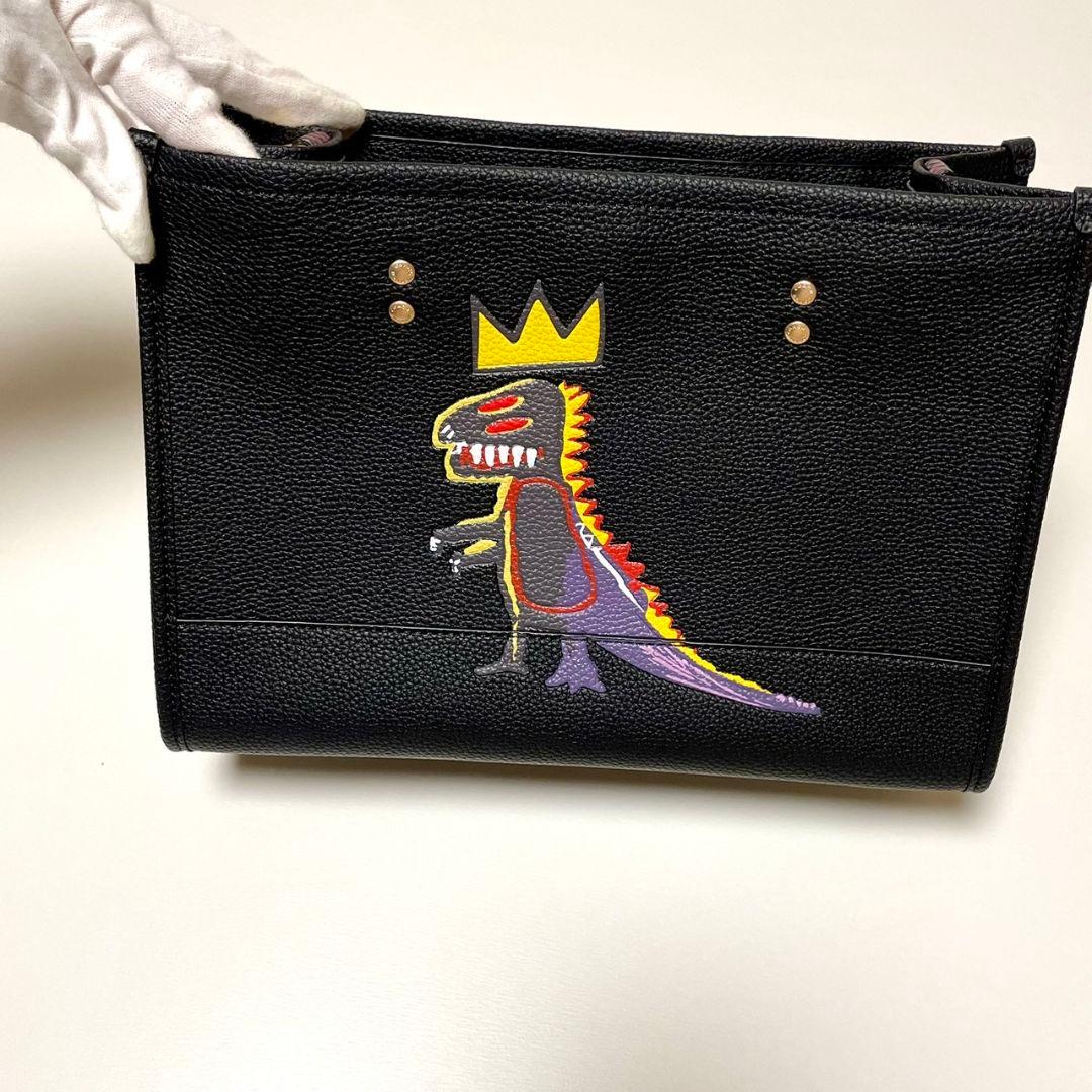 COACH トートバッグ ブラック バスキア　C5661