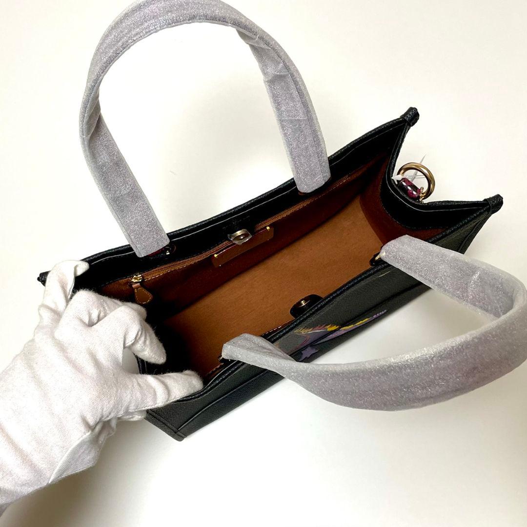 COACH トートバッグ ブラック バスキア　C5661