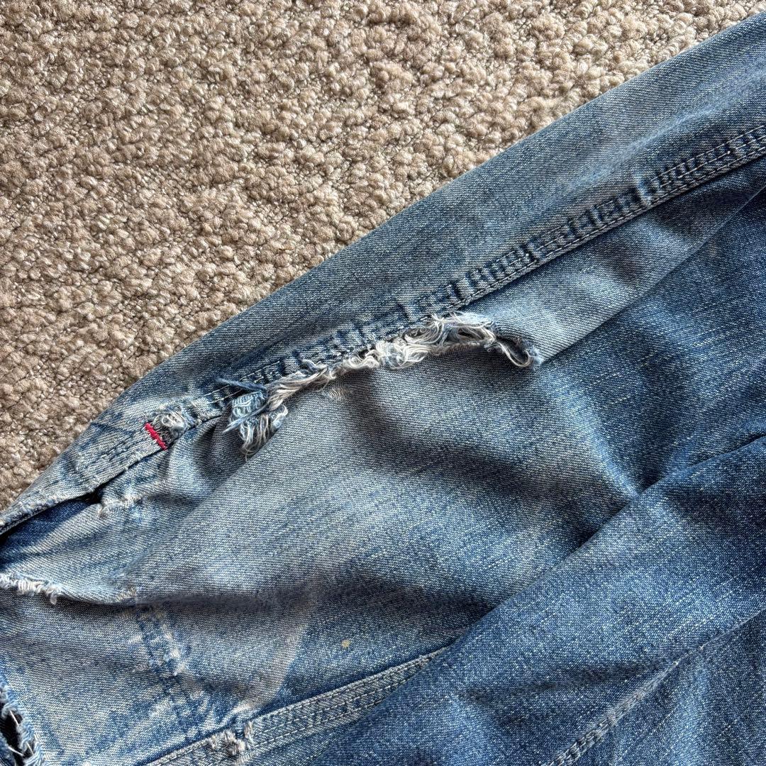 くろさん様【50s】 Sanforized デニム カバーオール 襤褸