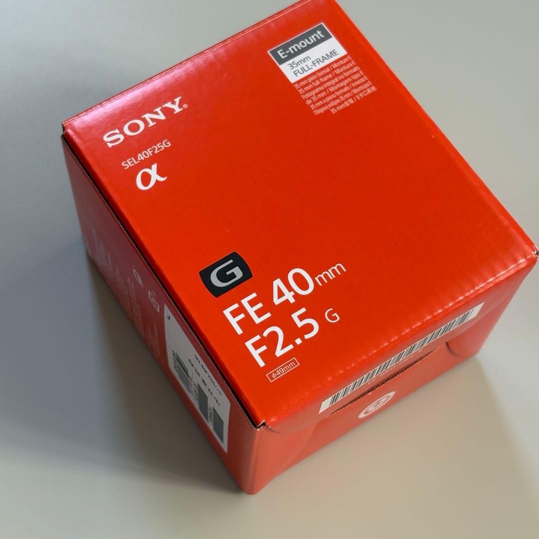 レンズ(単焦点) SONY FE 40mm F2.5 G SEL40F25G