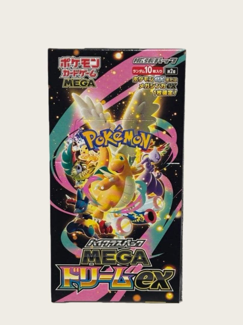 ポケモンカード MEGA ドリームEX 1BOX シュリンクなし ペリペリ有り