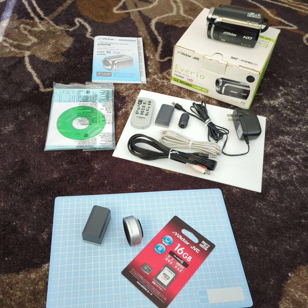 Victor・JVC ビデオカメラ GZ−MG880−B