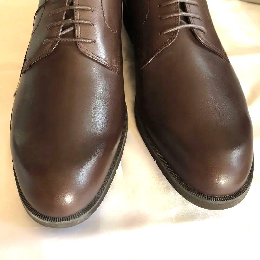 新品未使用REGAL防水防寒ゴアテックス革靴 プレーントゥ DBR27cmEEE