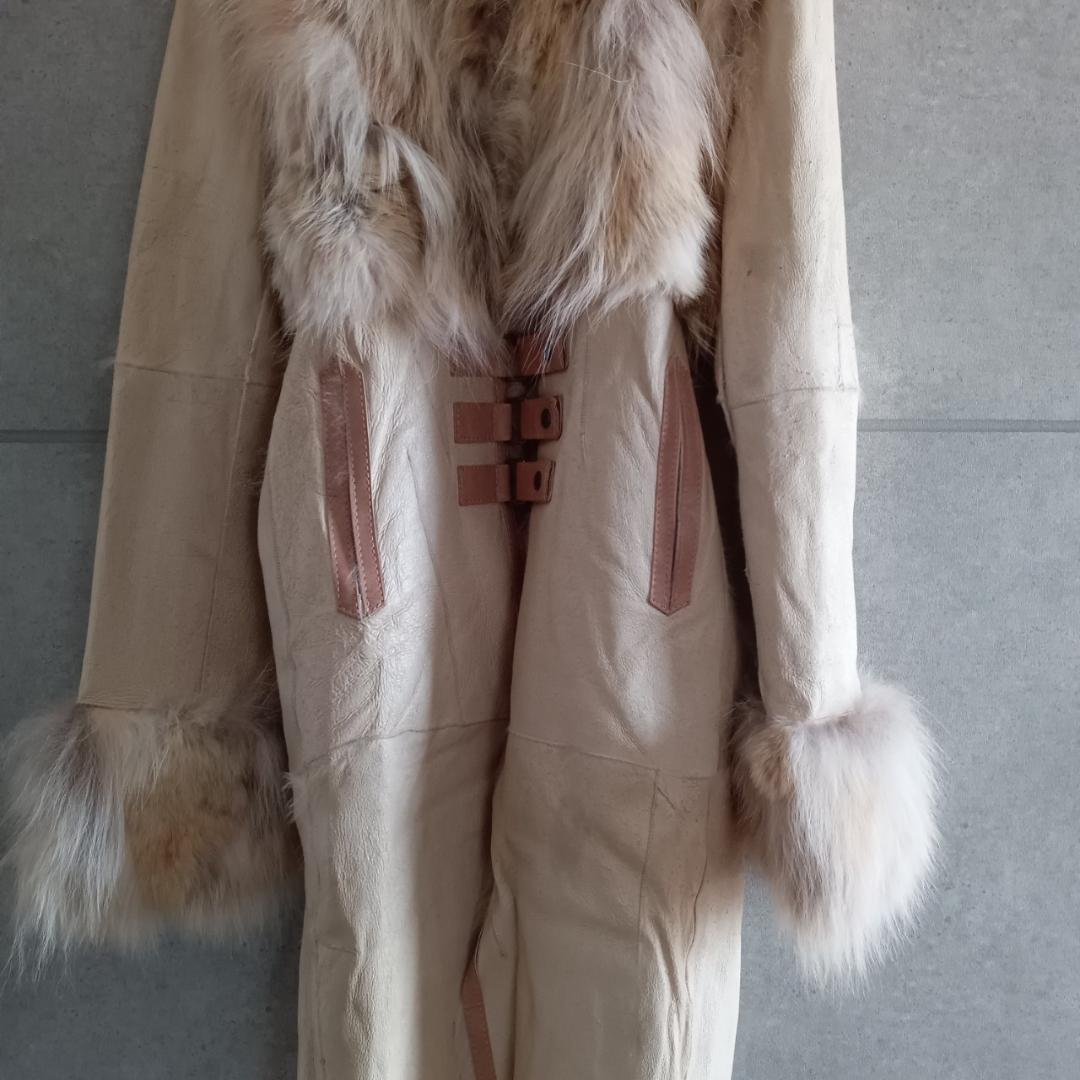 KRYOS クリオス ファー付 レザーコート X3499