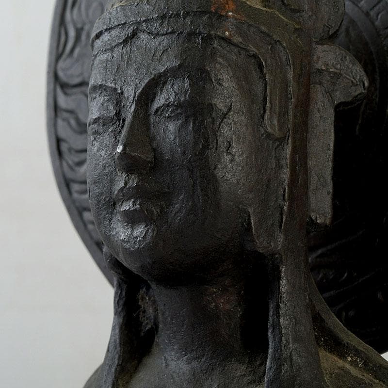 仏教美術　古銅　観音菩薩立像　仏像　V　9601