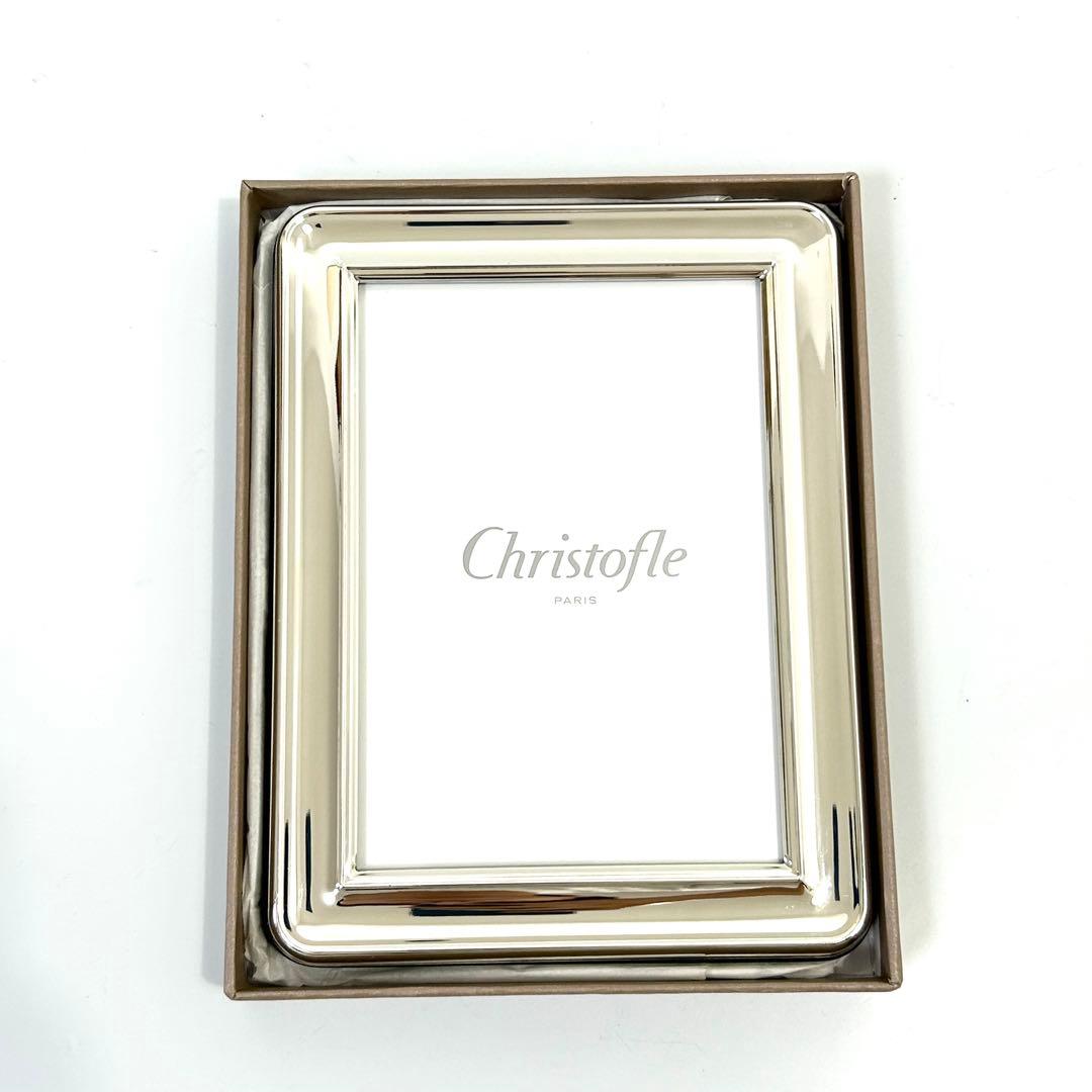 廃盤 Christofle クリストフル フォトフレーム シルバー 写真立て