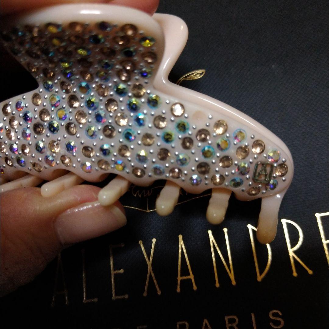 値下げALEXANDRE DE PARIS ストーン付きヘアクリップ