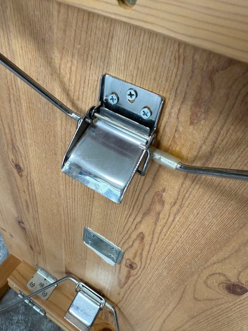 ナチュラルウッド カウンターテーブル　折りたたみ式