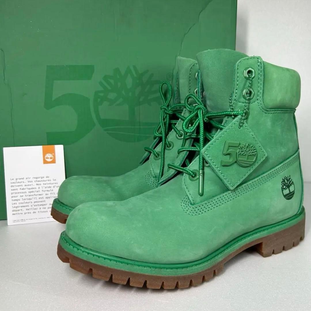 【箱付き 極美品】Timberland 25cm 50周年記念モデル A8698