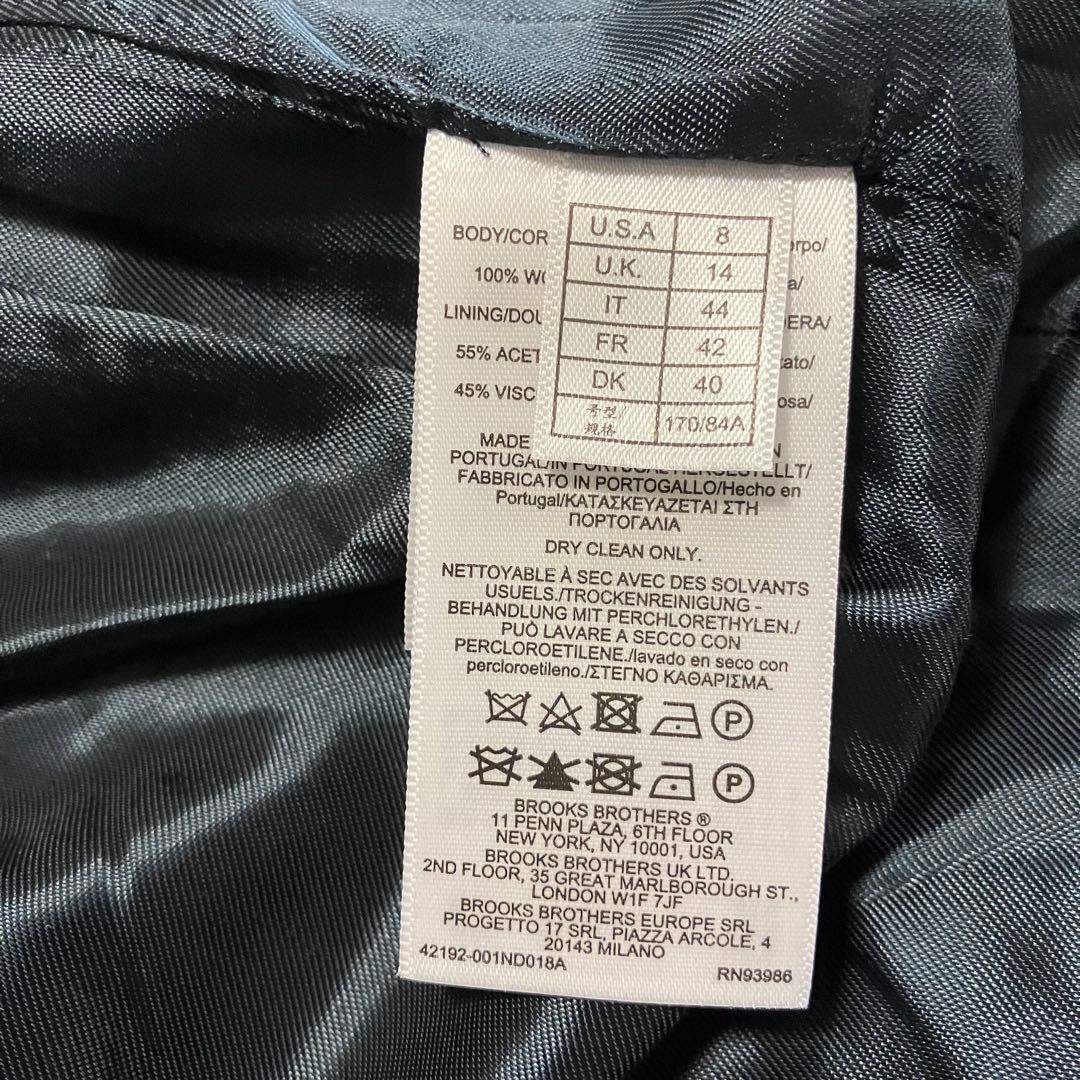 高級 ブルックスブラザーズ テーラードジャケット 紺ブレ 金ボタン ロロピアーナ