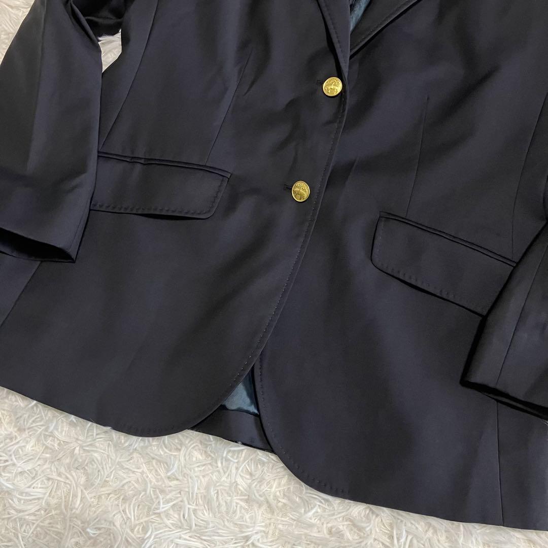 高級 ブルックスブラザーズ テーラードジャケット 紺ブレ 金ボタン ロロピアーナ
