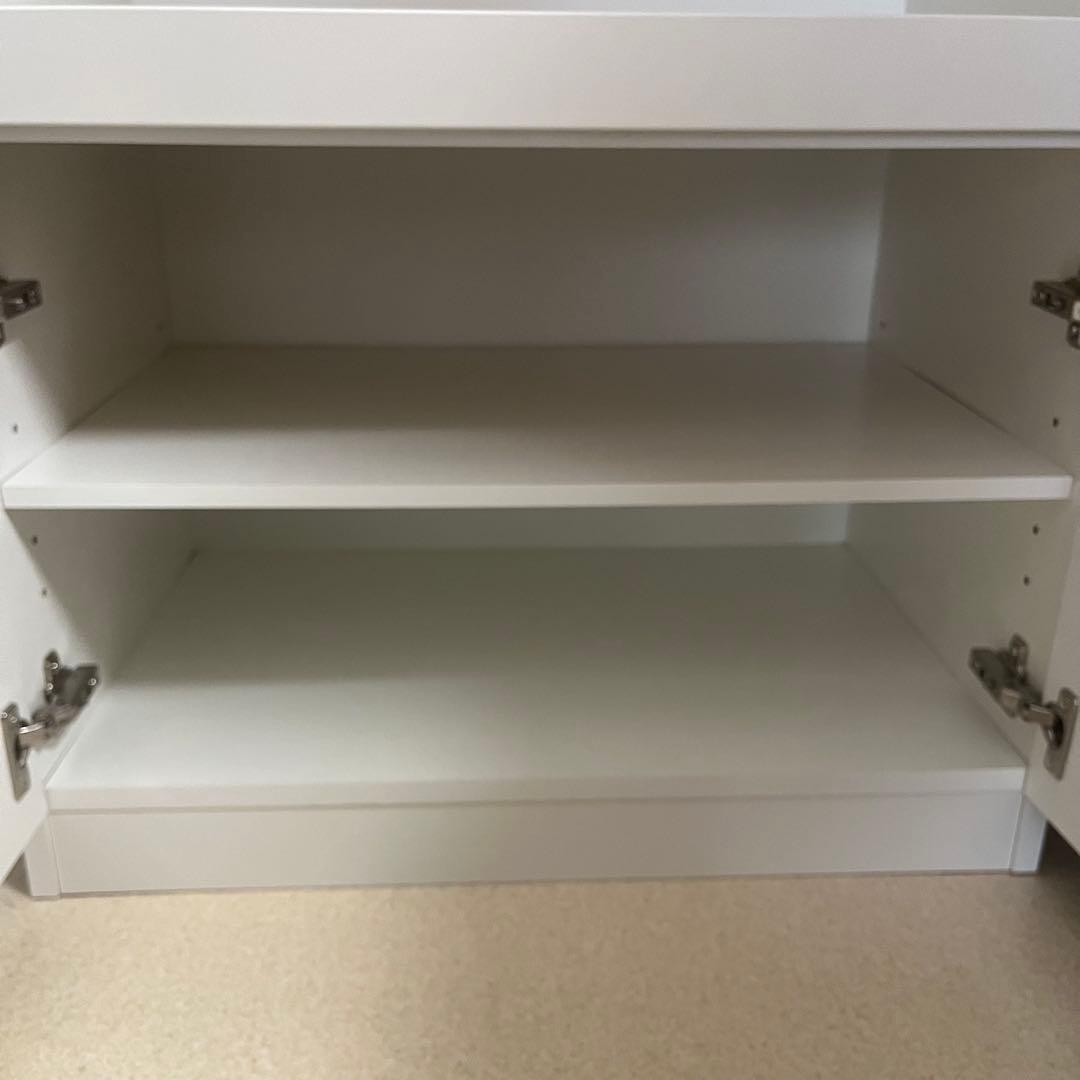 ニトリ　レンジ台　フォルムN RE9060WH　ホワイト　キッチン収納