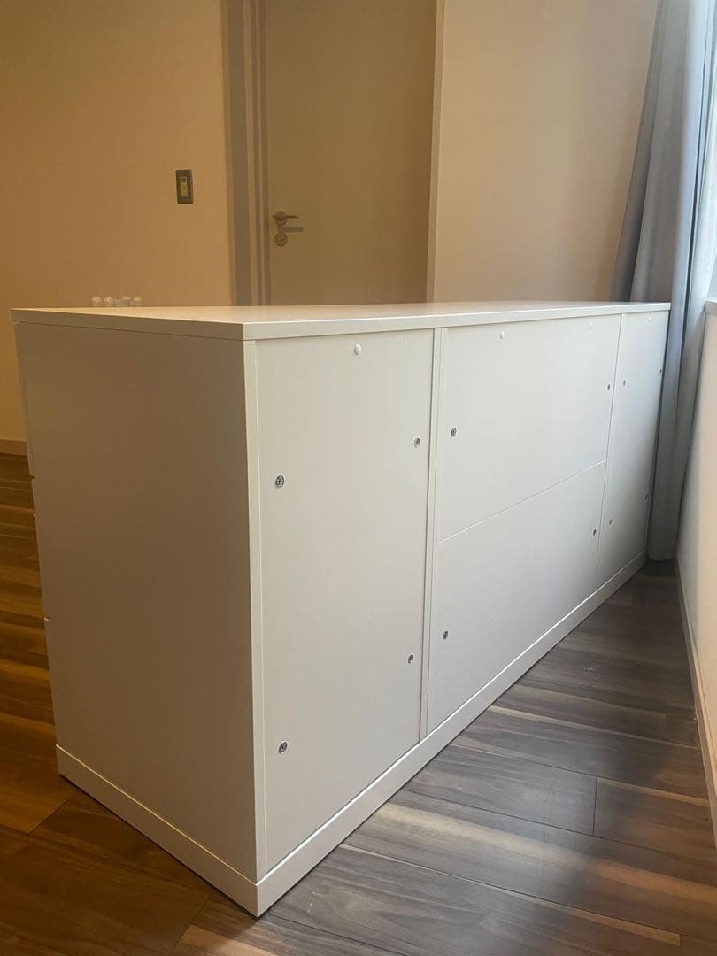 IKEA NORDLI ホワイト木製チェスト 9引き出し