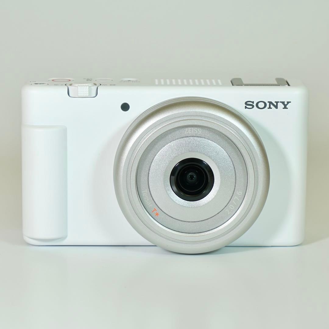 美品 SONY VLOGCAM ZV-1F ホワイト 動作確認済み