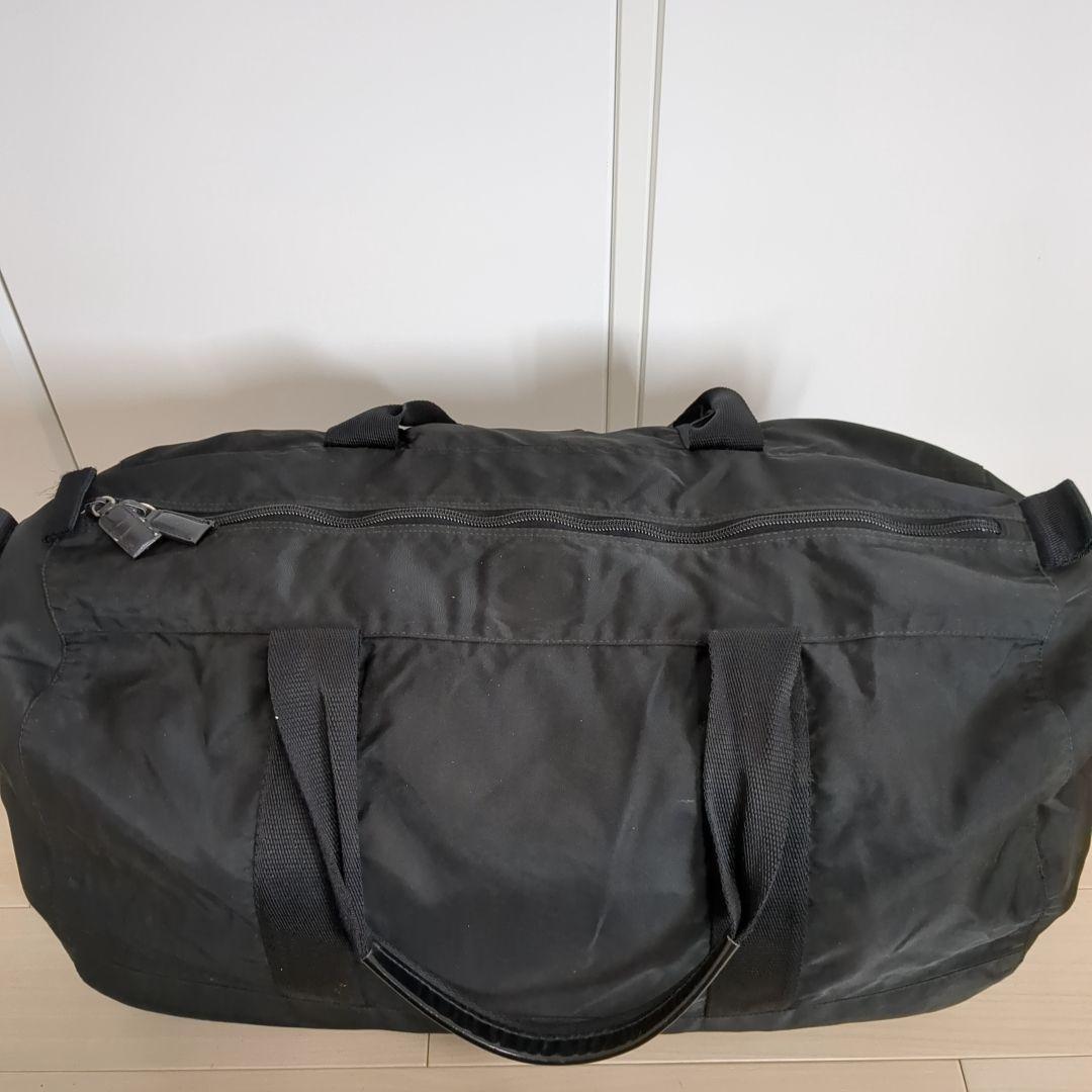 PRADA ボストンバッグ ブラック 三角ロゴ テスートナイロン 大容量