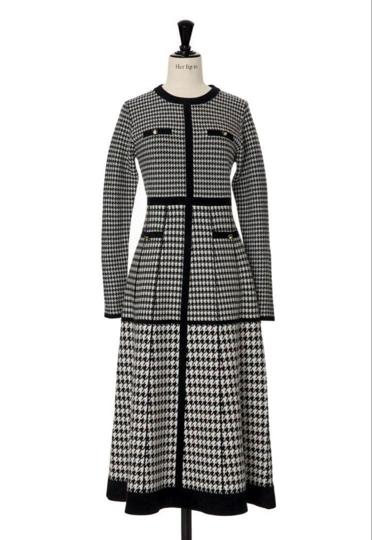 ワンピース Herlipto Montaigne Knit Long Dress