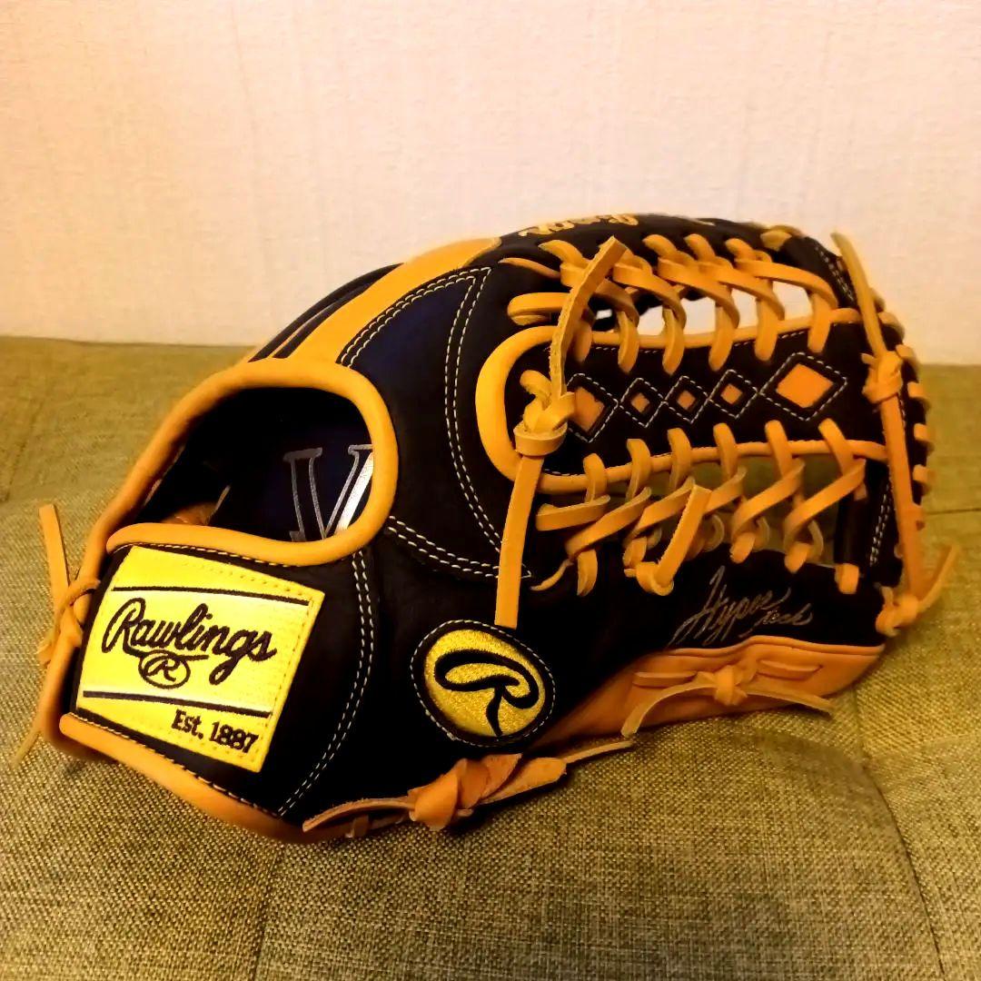 ■湯もみ型付済■ローリングス 外野手用グローブ 外野 グラブ 即戦力 軟式野球