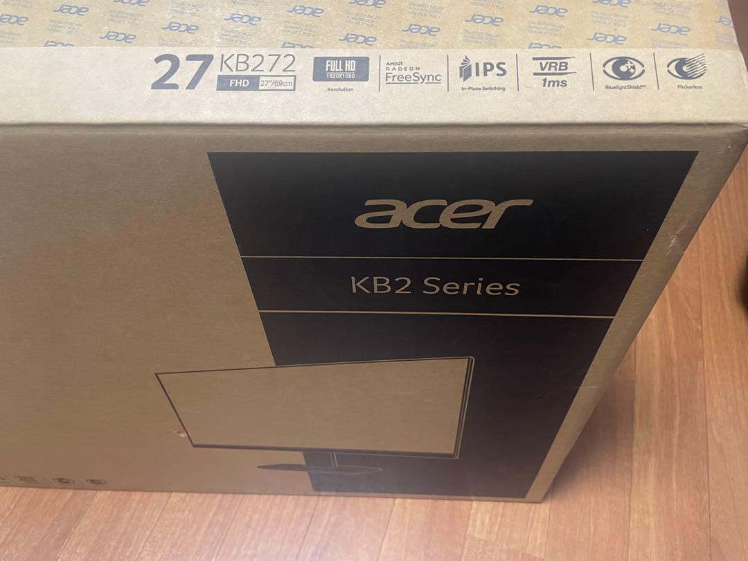 acer KB272 モニター 本体 液晶 フルHD