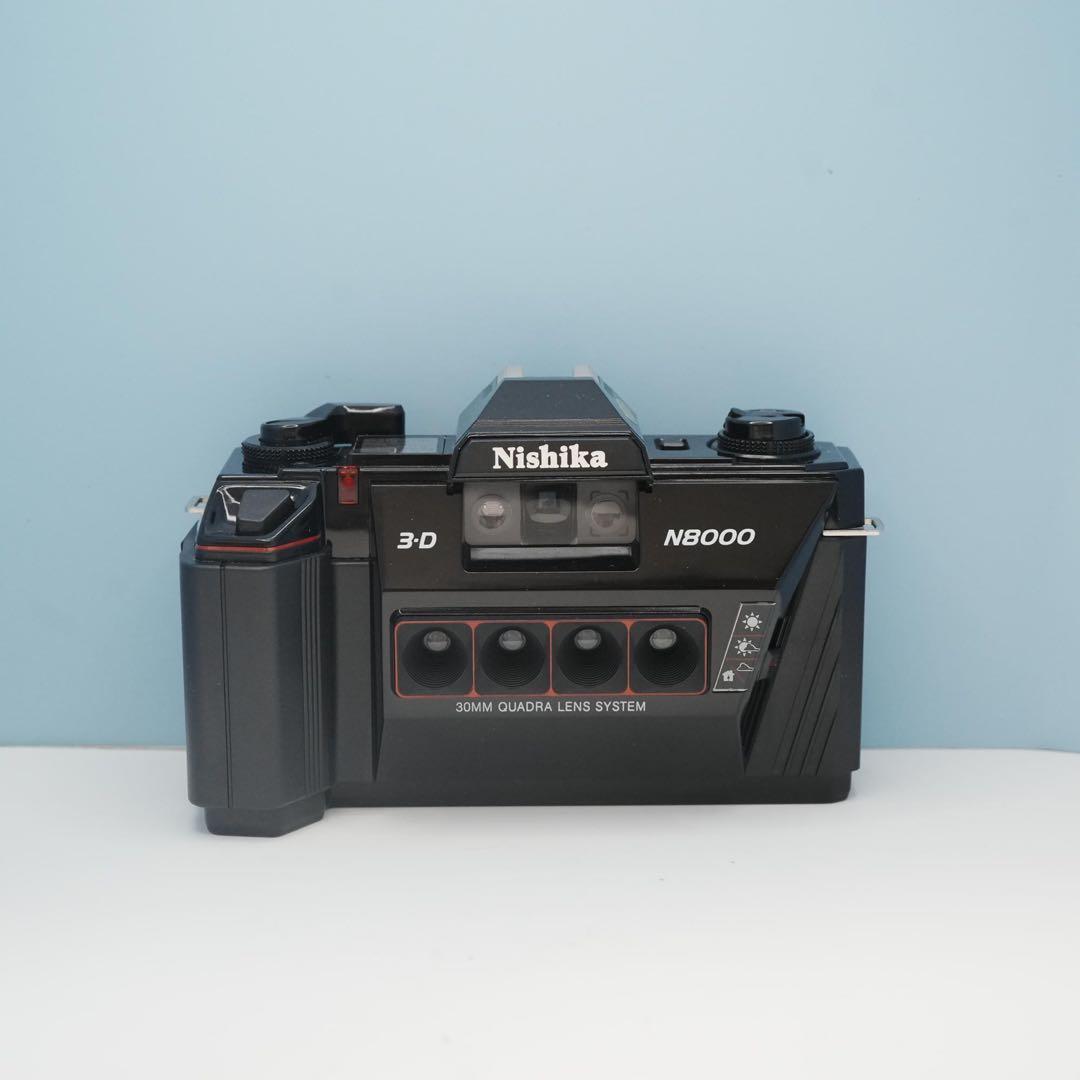 Nishika 3D N8000 フィルムカメラ 美品 a4986