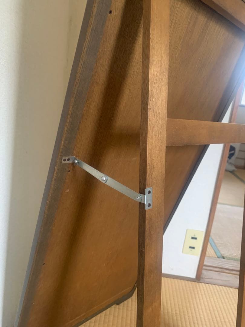 姿見鏡　アンティーク　鏡　ミラー　スタンド鏡　木製