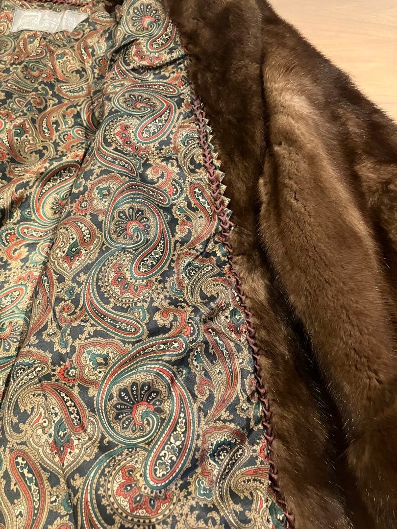 これはSAGA MINK最高級ブラウン ミンクファーコート です