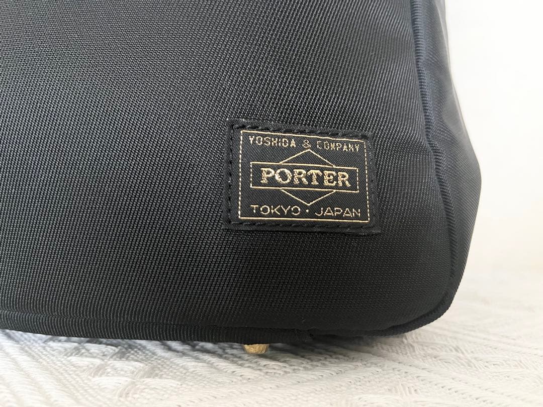 【美品】ポーターガール シア ブリーフケース ビジネス トートバッグ ブラック