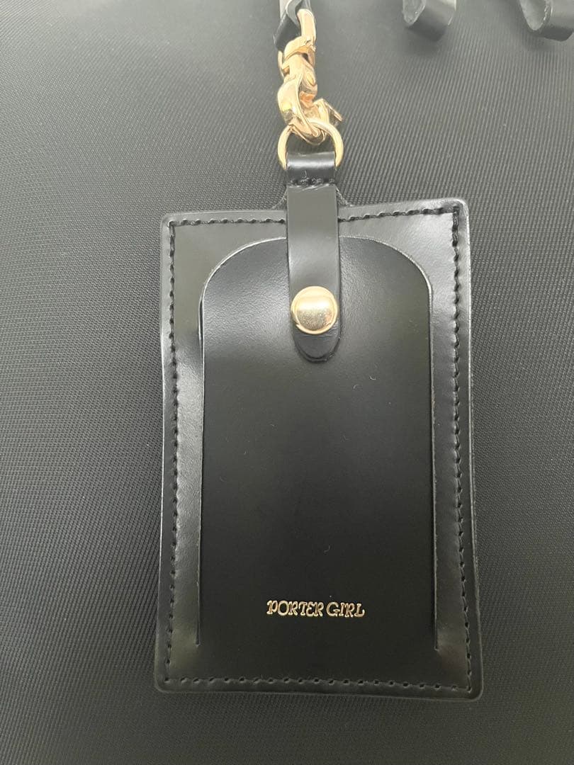 【美品】ポーターガール シア ブリーフケース ビジネス トートバッグ ブラック
