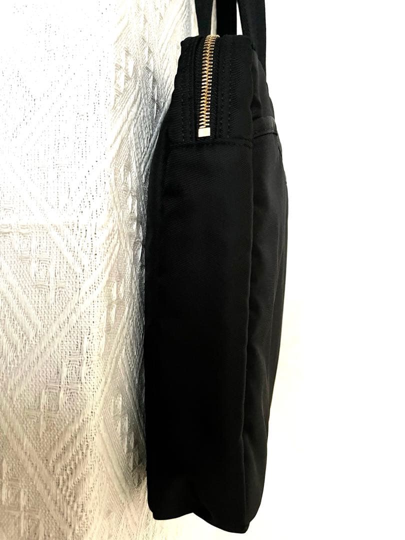 【美品】ポーターガール シア ブリーフケース ビジネス トートバッグ ブラック