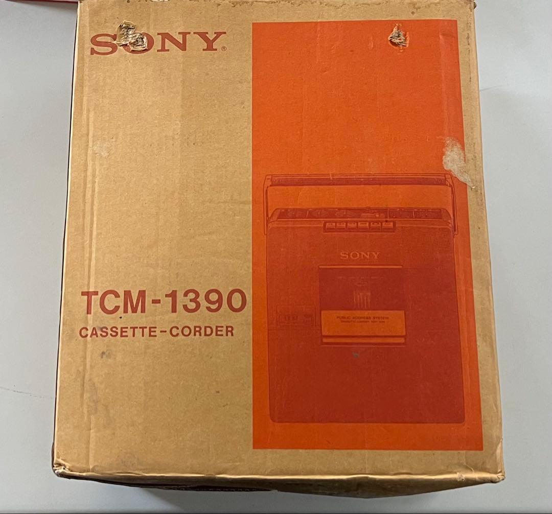 SONY ソニー カセットレコーダー TCM-1390 録音 再生機 拡声機能
