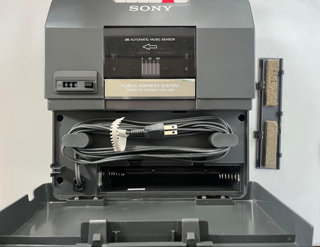 SONY ソニー カセットレコーダー TCM-1390 録音 再生機 拡声機能