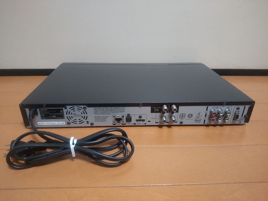 東芝　REGZA　D―BZ510 320GB→500GB プチメンテナンス済み