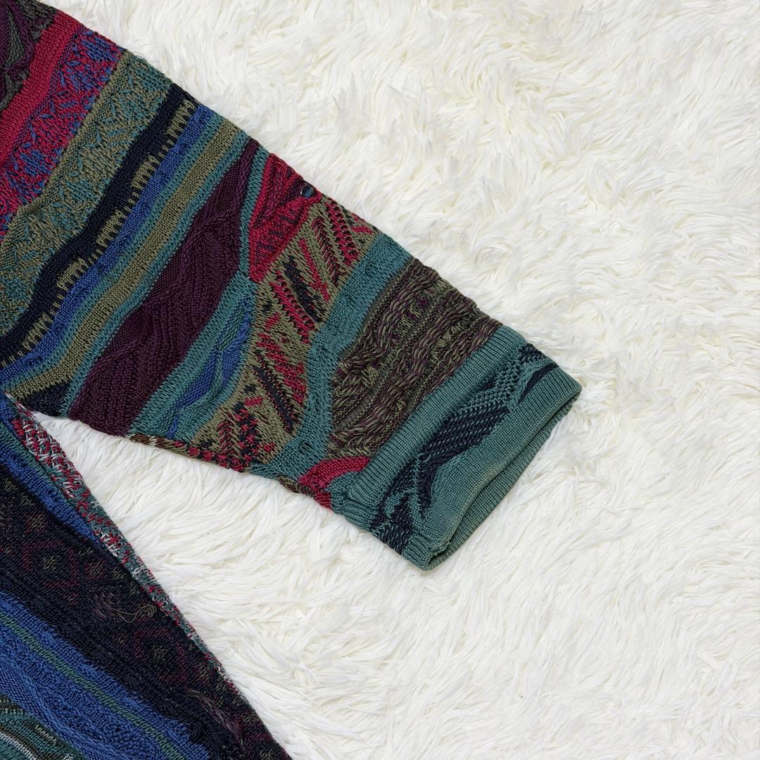 COOGI クージー ニット 3Dニット セーター 厚手 クルーネック XL