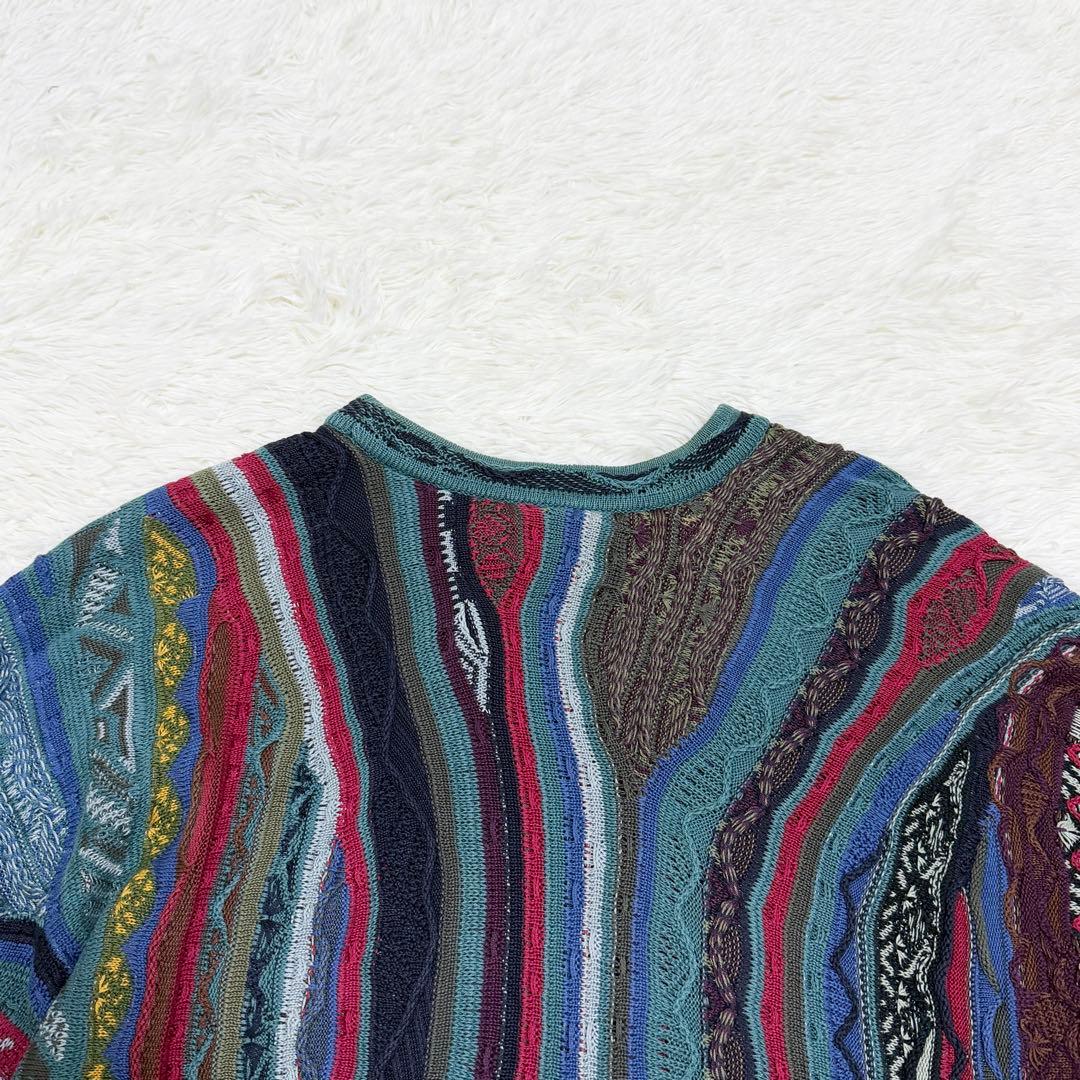 COOGI クージー ニット 3Dニット セーター 厚手 クルーネック XL