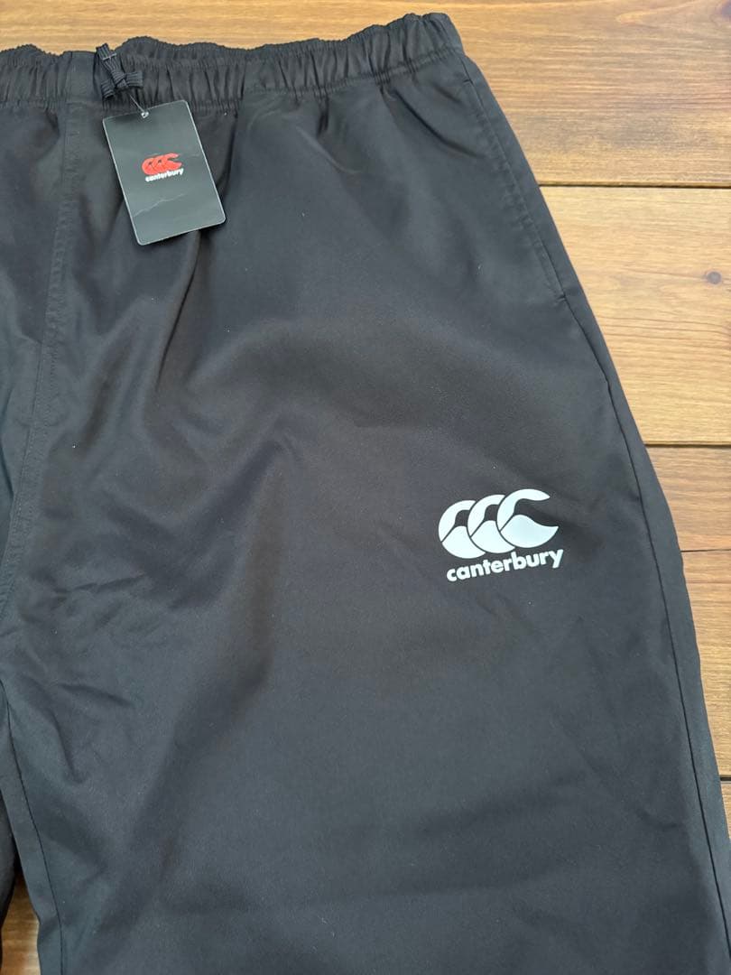 新品カンタベリー ラグビー東芝ブレイブルーパス東京ストレッチウインドパンツ黒6L