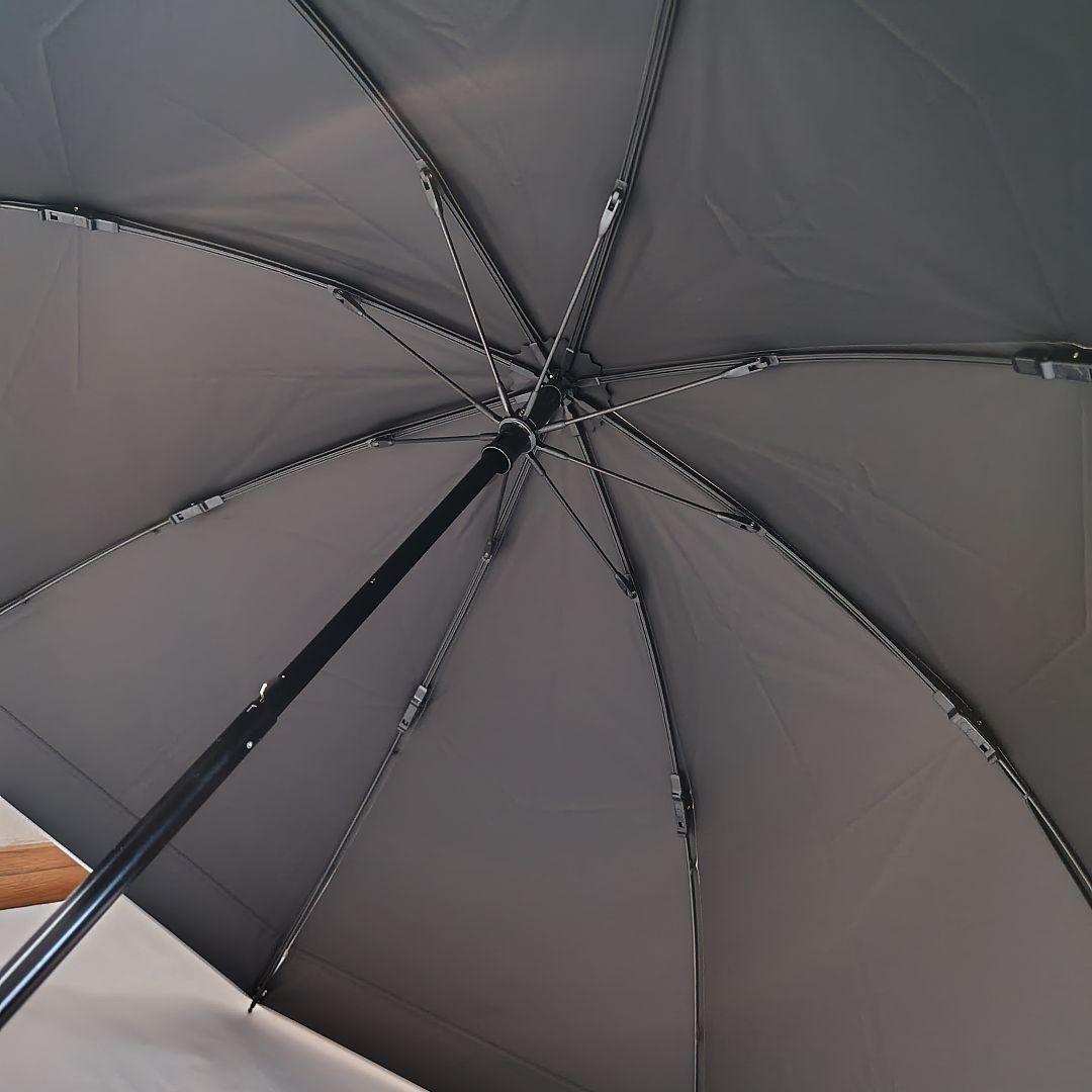 新品同様品°*☆サンバリア100　コンビmoku ピンク　木曲がり手元　2段日傘